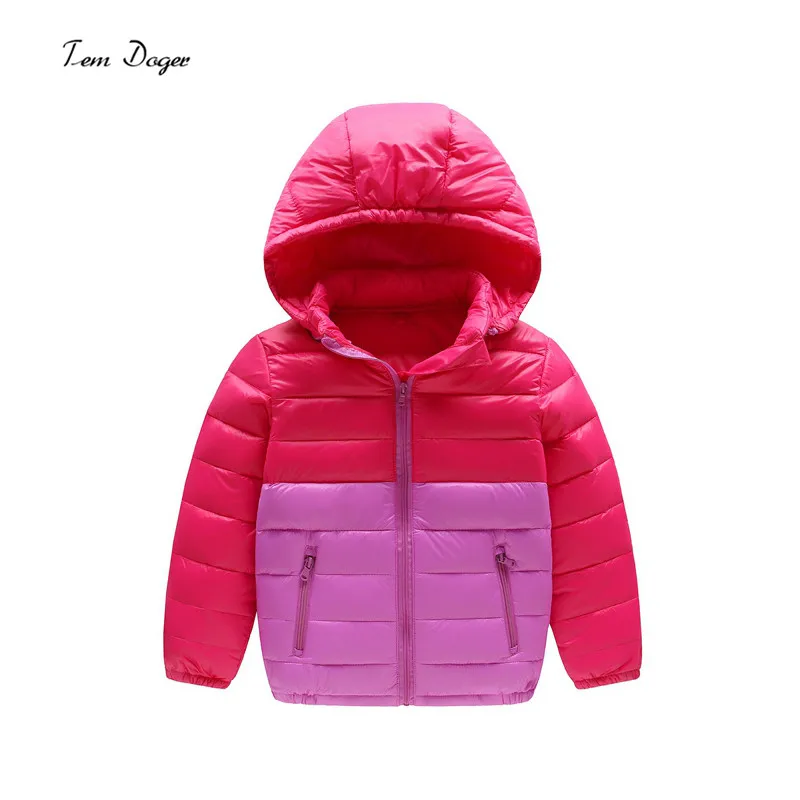 Tem Doger kids clothing winter new boys jackets outdoor snowsuit windproof girls outwear children windbreaker outfits | Детская одежда