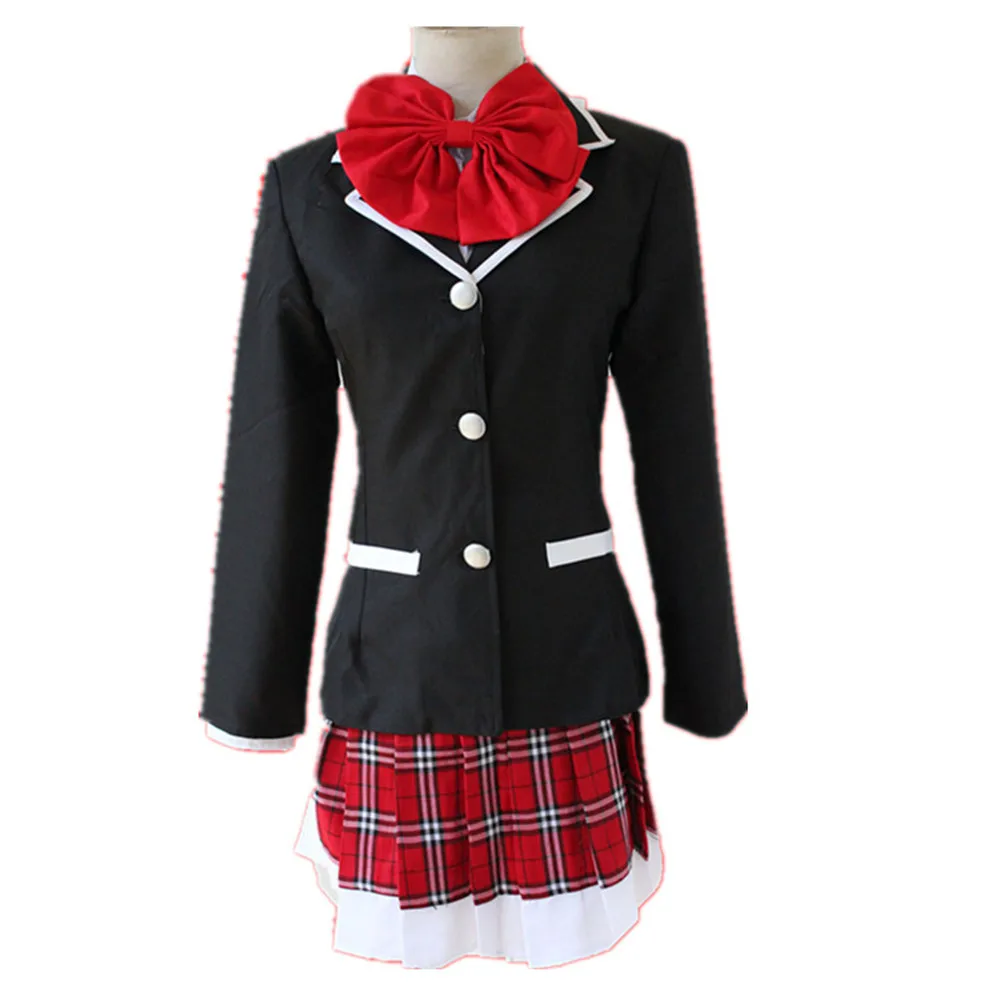 Аниме Любовь Chunibyo и другие украшения школьная форма для девочек Rikka Takanashi косплей