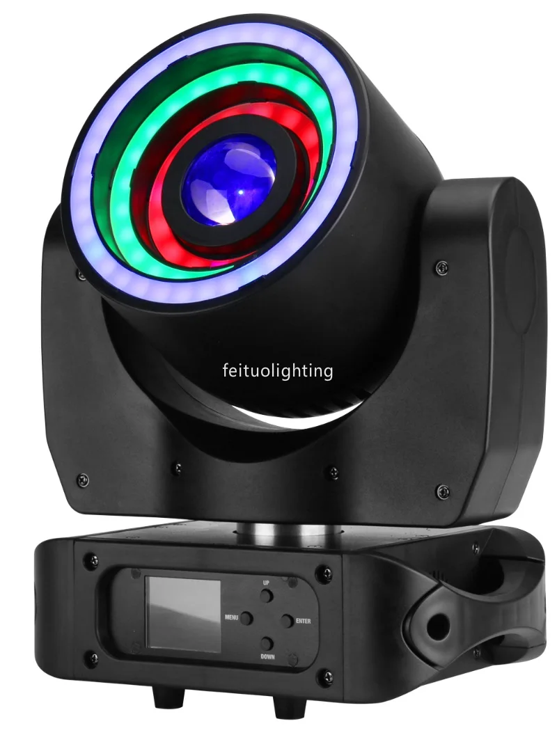 Новые 4 шт.+ Flycase дежурное освещение dmx 1x40 Вт Лира перемещение головы светодиодный луч RGBW 4IN1 пучка движущихся головного 40w Мобильный светодиодный свадебный свет