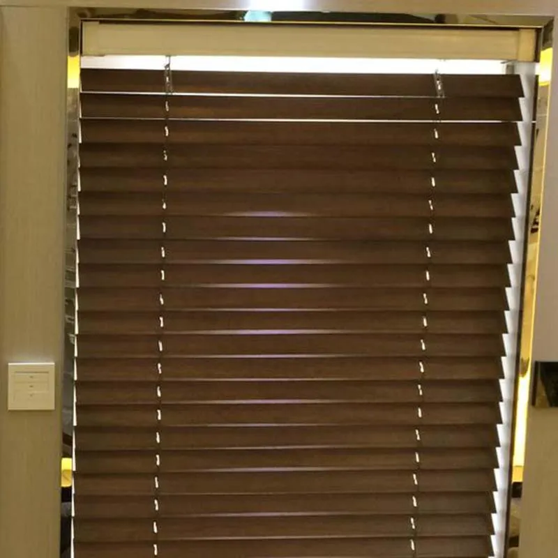 Вертикальные деревянные слепой бамбука тень окно моторизованный жалюзи|vertical wood