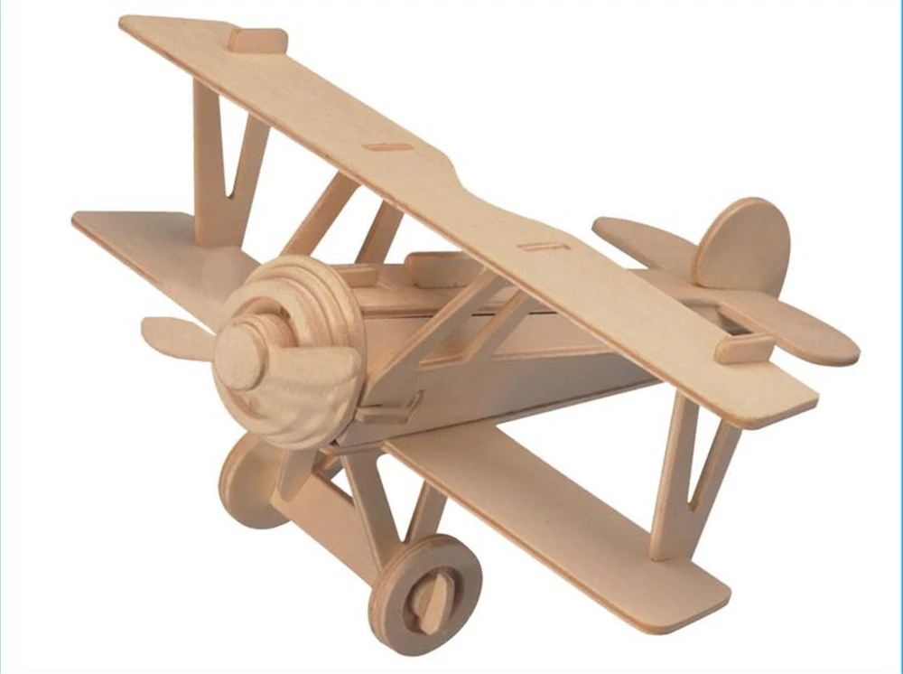 Новая деревянная Сборка DIY игрушка 3D модель головоломки Nieuport 17 самолета|Пазлы| |