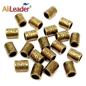 10 шт.20 шт., медные металлические кольца для волос Kralen, металлические аксессуары для волос для косичек, Детские бусины для волос, бусины для дредов