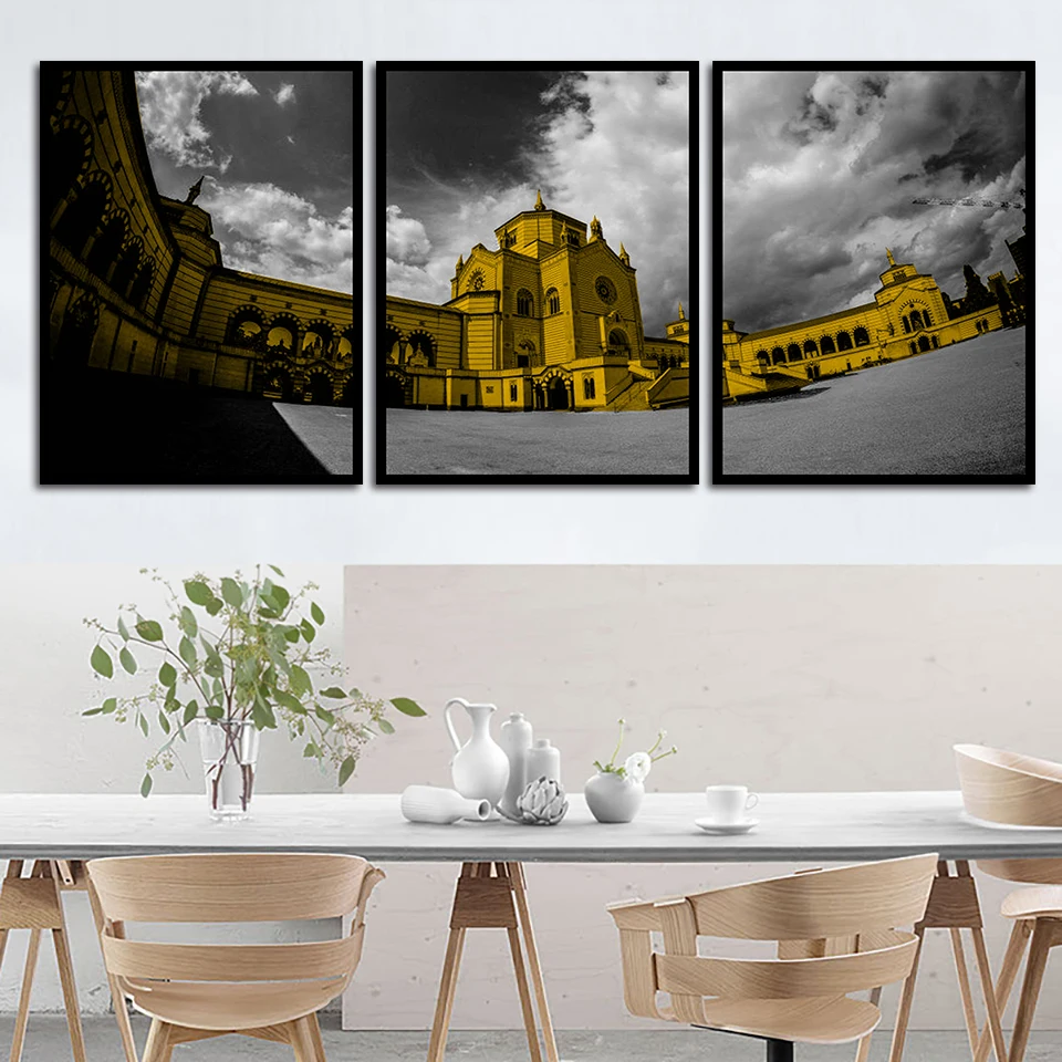 Современный винтажный минималистичный художественный холст картина пейзаж