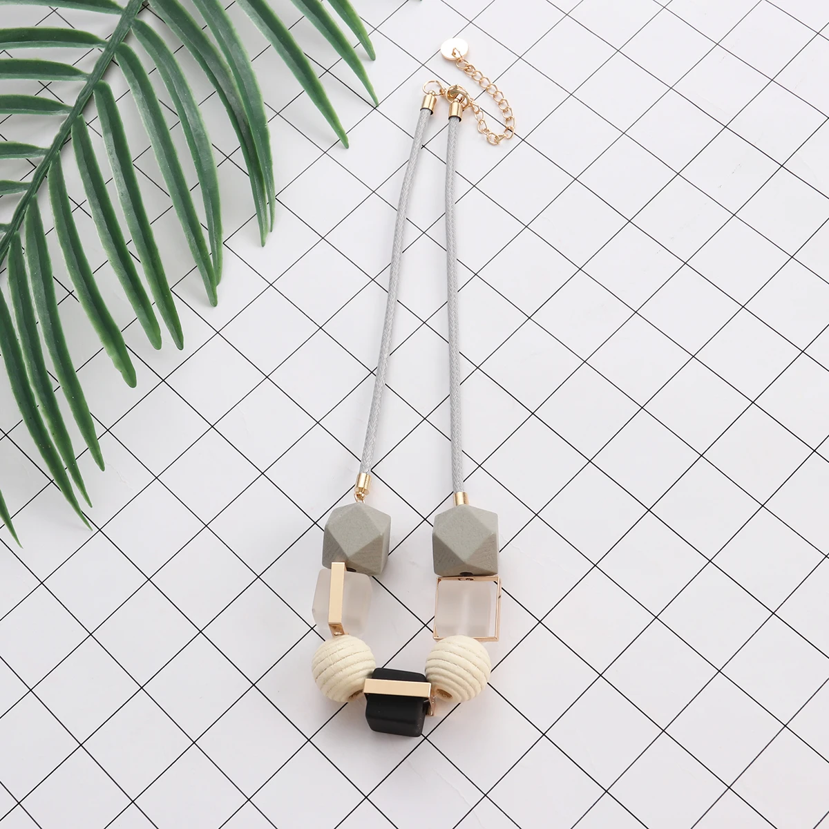 PIXNOR женские креативные геометрические ожерелья висячие цветные деревянные