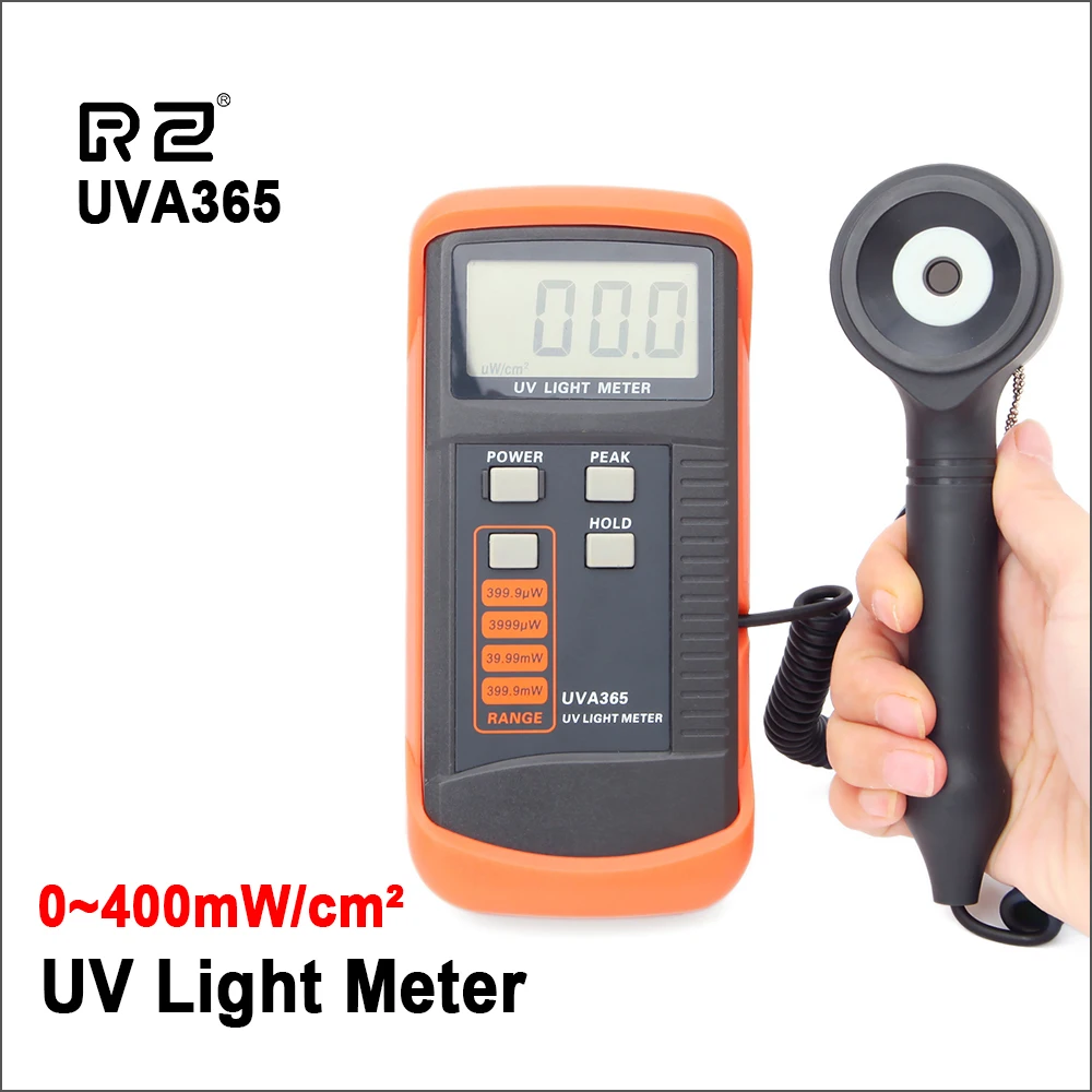 RZ 400m W/cm УФ-светильник измеритель UVA &amp UVB LSI-circuit тестер УФ-датчик светильник