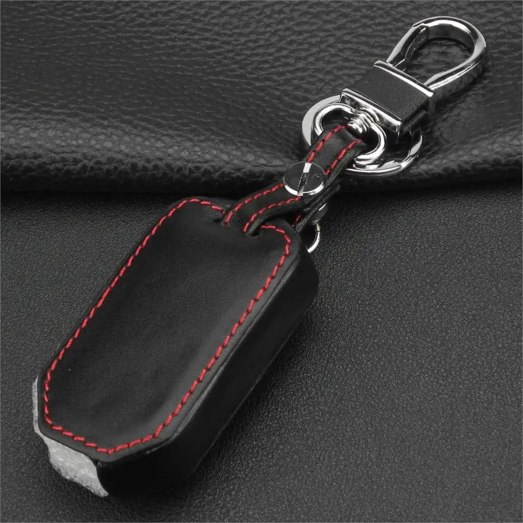 

jingyuqin 2/3 Buttons Remote Leather Fob Car Key Case Cover For Honda Accord fit Odyssey Civic Folding Flip Key Case Keychain