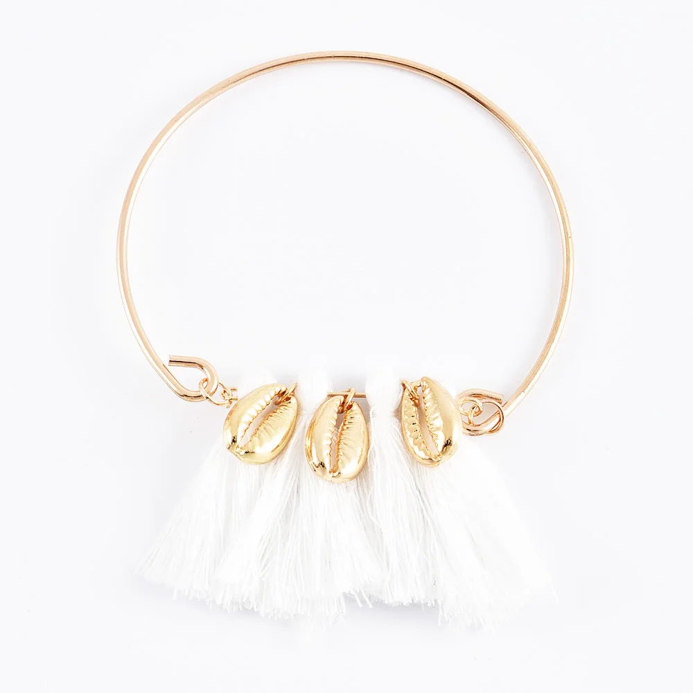 6 шт./партия женские браслеты в богемном стиле натуральный лунный камень виде