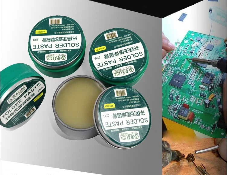 LAOA 2 коробки 25 г без кислоты SMD паяльная паста Флюс смазка 10cc инструмент для ремонта паяльная печатная плата
