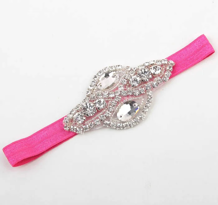 Yundfly детский обруч для волос со стразами маленьких девочек Эластичные аксессуары