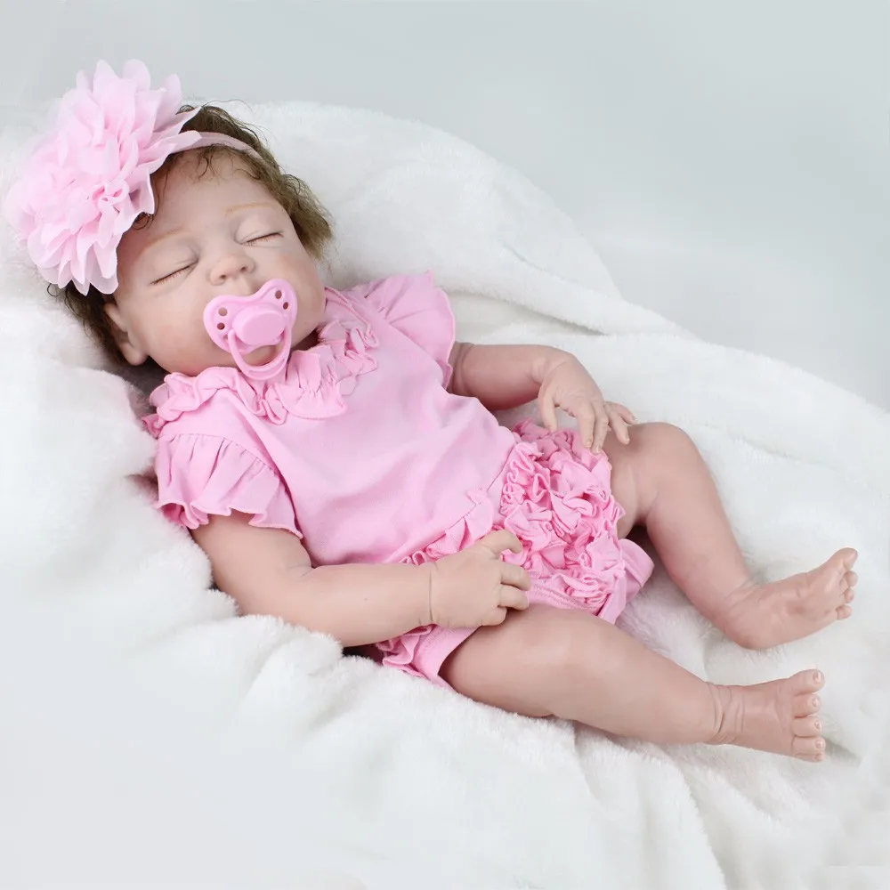 22 дюйма, полностью Мягкие силиконовые куклы Reborn Baby, 55 см, Boneca, Детская ванна, Playmate Alive Lifelike Menina, детские игрушки, рождественский подарок