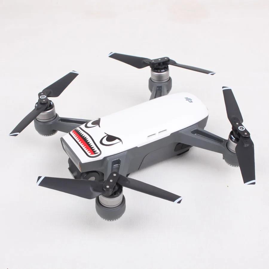 2 шт. наклейки в виде акул для DJI Mavic Pro и цифры аккумуляторов Водонепроницаемая