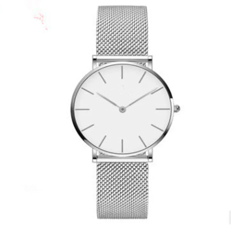 Модные часы женские сетчатые с водонепроницаемыми часами повседневные Простые