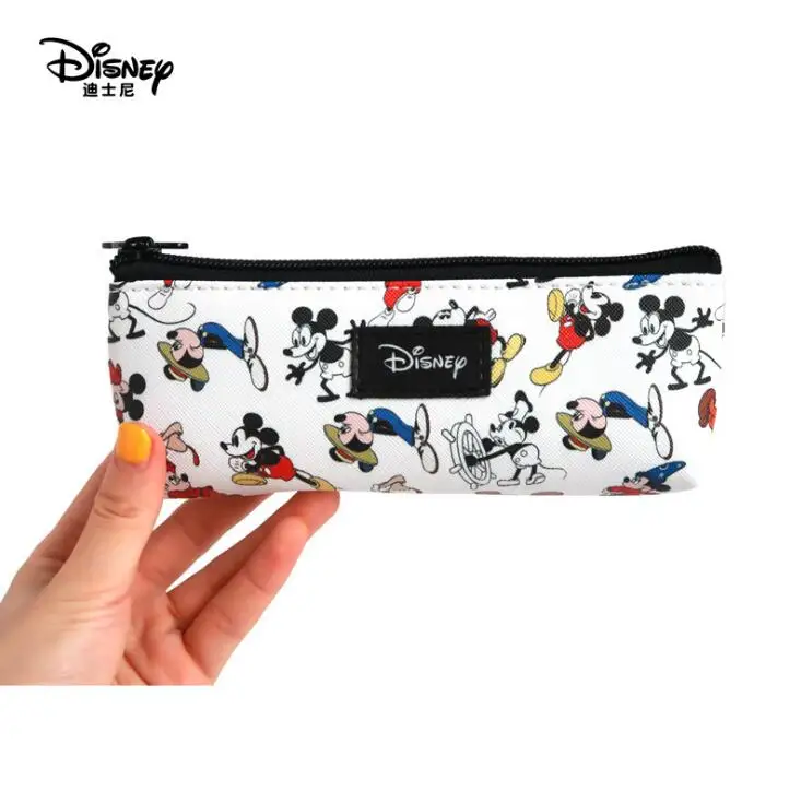 02 Натуральная disney Микки Маус Мода Минни Мама сумка многофункциональная женская сумка PU кожаный кошелек сумка Детская игрушка Прямая - Цвет: 02
