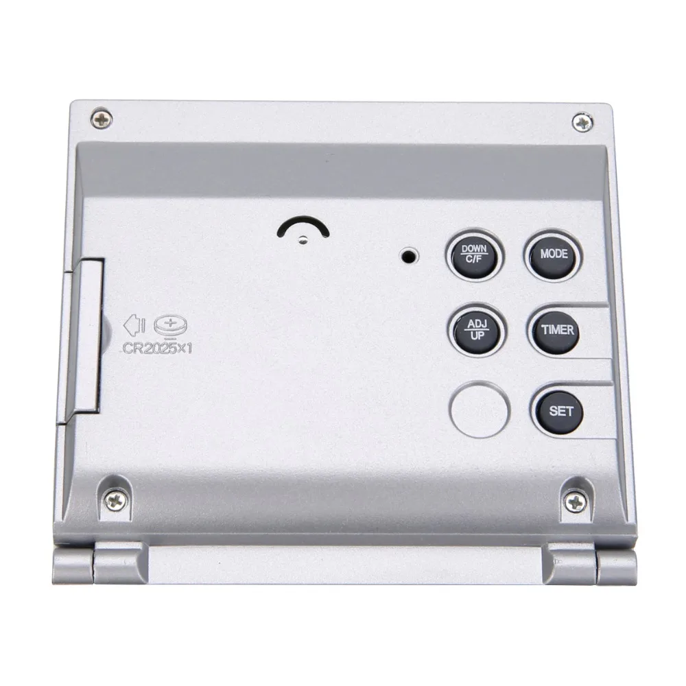 Mayitr складной ЖК дисплей мини Будильник для путешествий Метеостанция стол