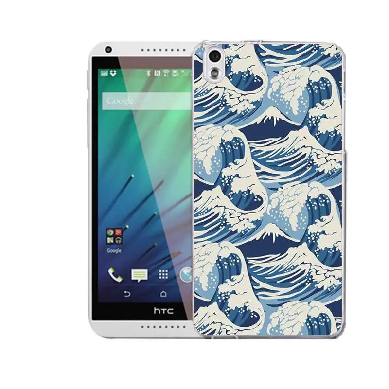 Qmswei ТПУ прозрачный чехол для телефона htc M8 Футболка с принтом мороженого арбуз