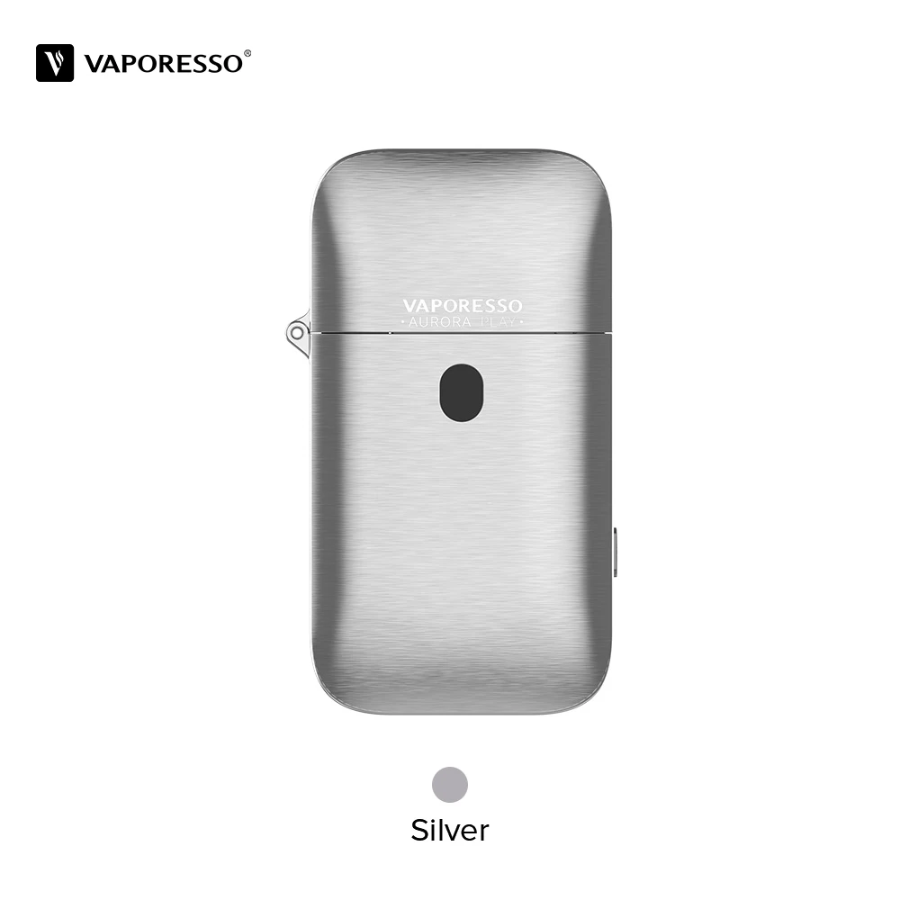 Серебристый Vaporesso Aurora Play Pod комплект электронных сигарет с 2 мл Auraro картриджем Vape Tank 650 мАч встроенный мод - Цвет: Серебристый