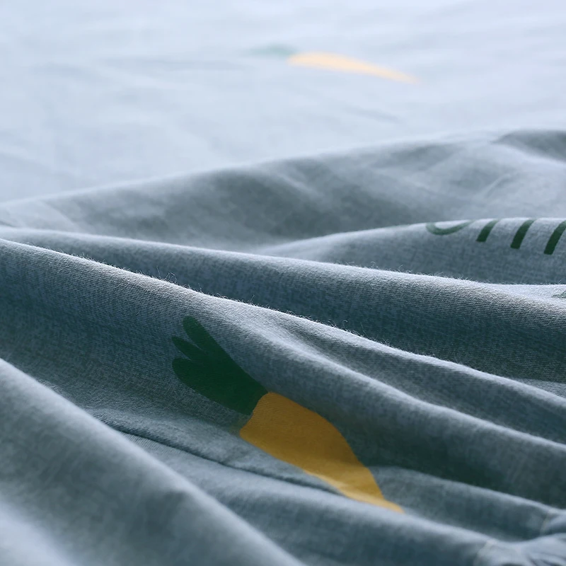 3 шт. милые мягкие наволочки с изображением кроликов из мультфильма на плоской