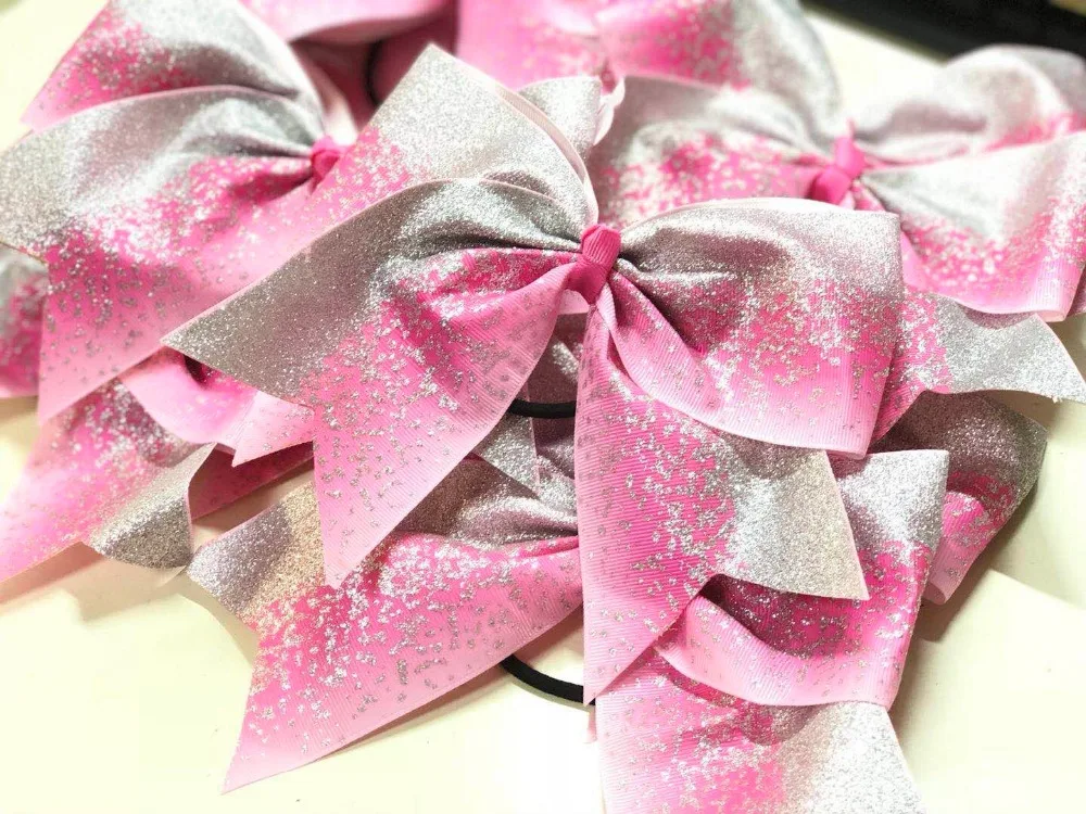 Профессиональный болельщик hairbow развеселить луки для девочек градиент 4 вида