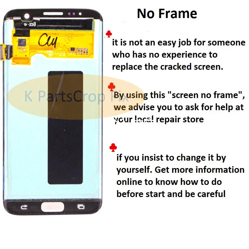 Для samsung GALAXY S7 EDGE G935 G935F lcd с рамкой дисплей кодирующий преобразователь сенсорного экрана в сборе 5," для samsung S7 Edge G935F lcd