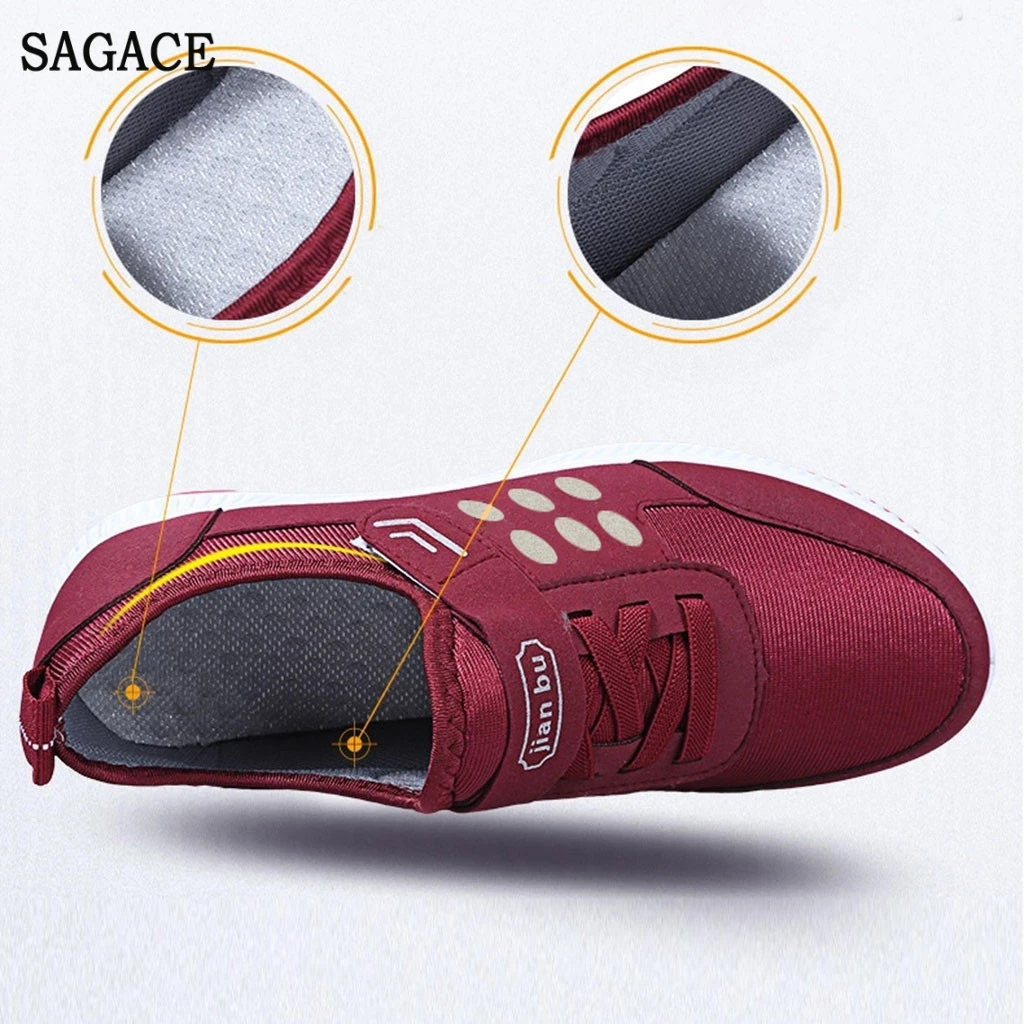 SAGACE лоферы кроссовки женские вулканизированные мягкая обувь женская