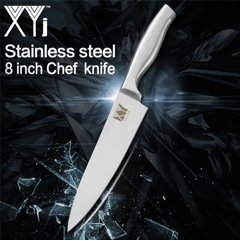 8 chef knife XYj Кухня Пособия по кулинарии ножей 6 шт набор изгиб одноразовая бритва с удобной ручкой высокого углеродный острый нож Ножи Кухня гаджеты Пособия по кулинарии аксессуары - Цвет: 8 chef knife