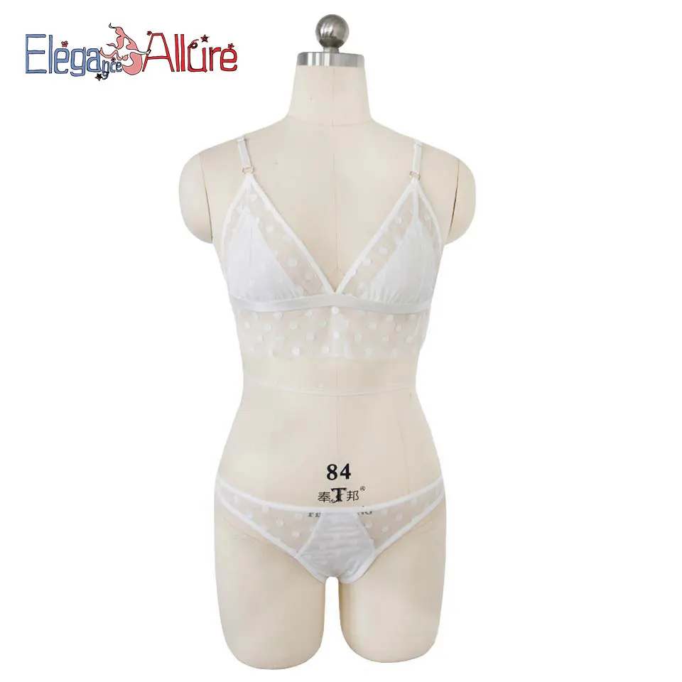 White E& A, комплекты нижнего белья, бюстгальтер+ штаны, комплект женского нижнего белья, костюм, женское сексуальное нижнее белье, эротический костюм, женское сексуальное нижнее белье, бюстгальтер, стринги - Цвет: White