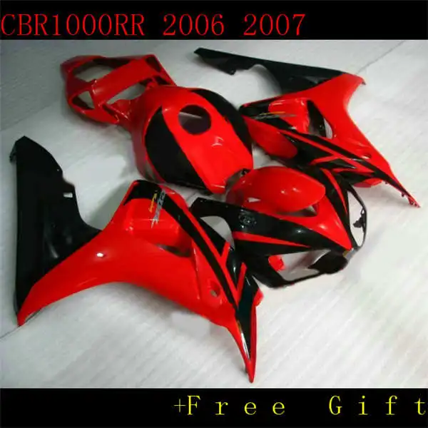 

fairing kit for HONDA CBR1000RR 06 07 CBR 1000RR 2006 2007 fairings motorcycle parts body work set aftermarket new red black