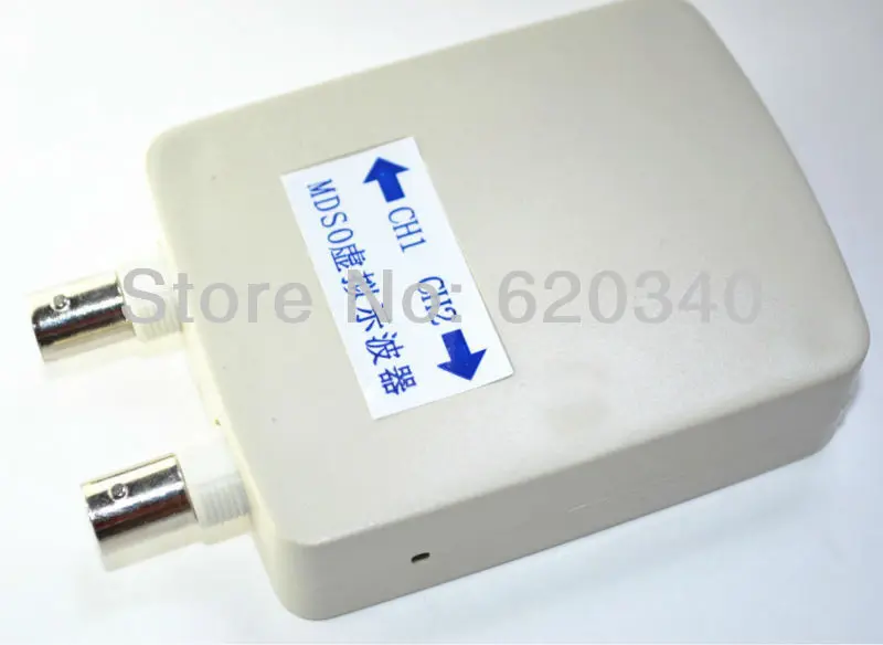 MDSO PC USB осциллограф комплект виртуального осциллографа аналоговый осциллограф пропускная способность 20 м Частота дискретизации 48 м с двойным зондом