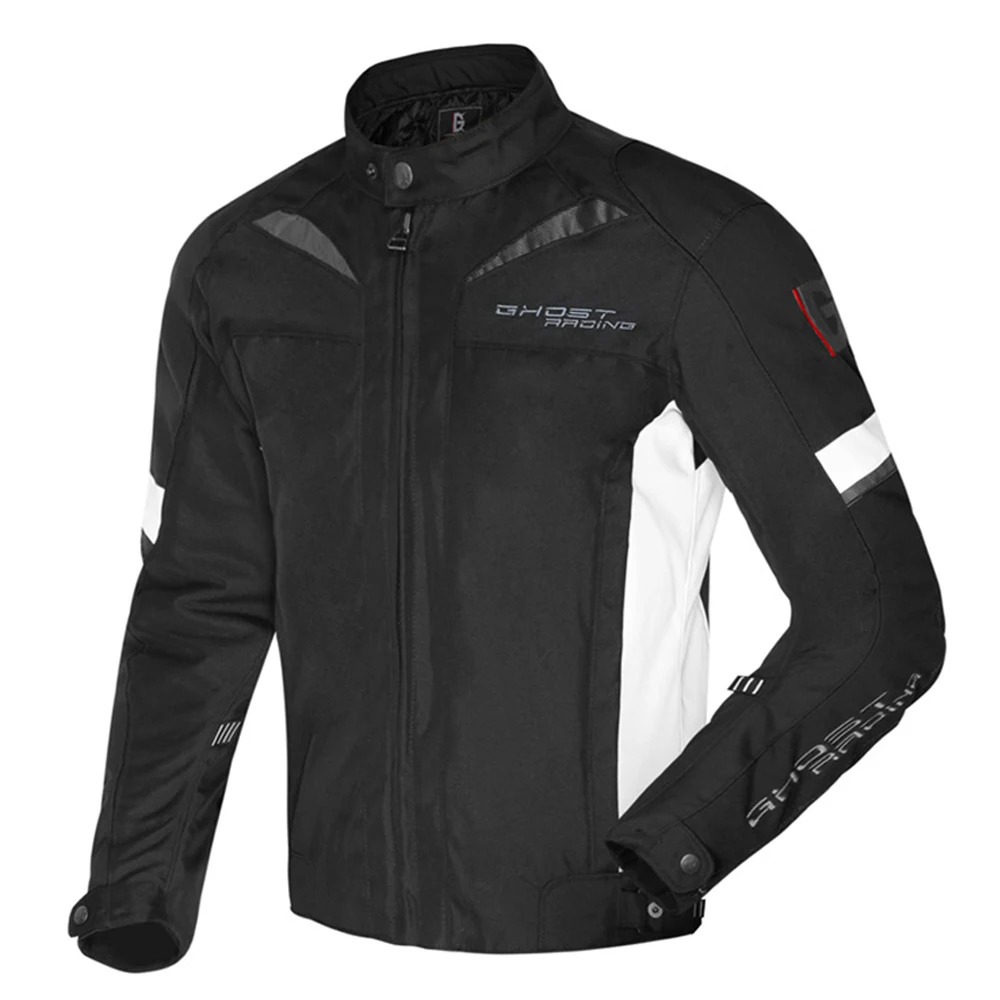 Мужская ветрозащитная Водонепроницаемая мотоциклетная куртка с защитой от