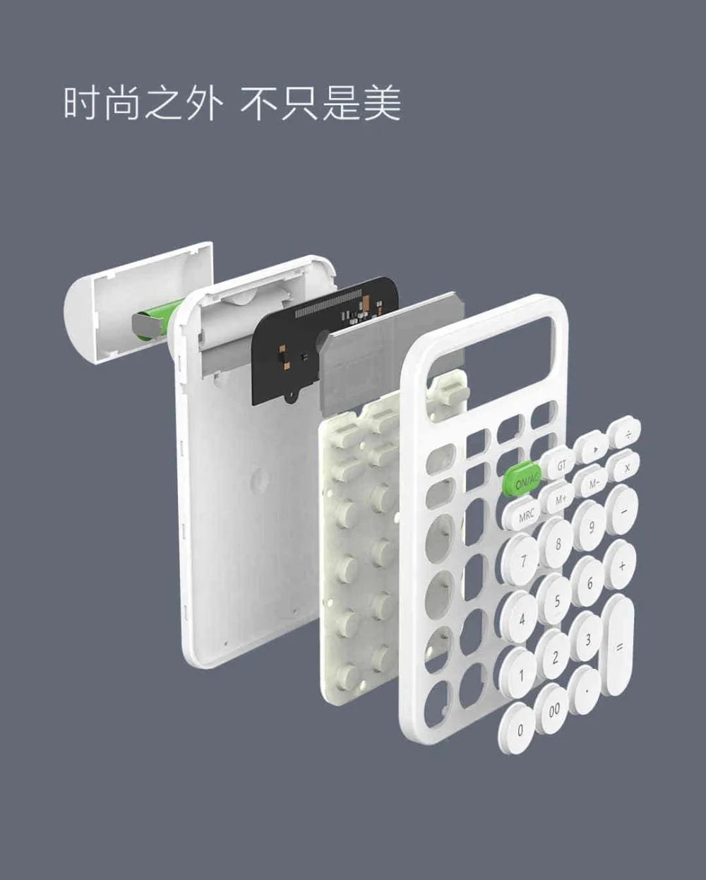 xiaomi mijia риса калькулятор 12-bit светодиодный дисплей АБС-пластик 6 градусов угол для офиса бизнес финансы налог Smart