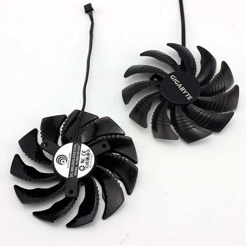 Новый оригинальный охлаждающий вентилятор PLD09210S12HH для видеокарты Gigabyte RX550 D5 2G RX560