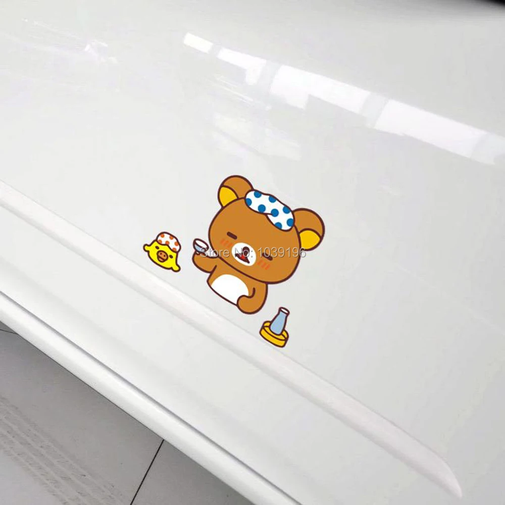 Новейший автомобильный чехол мультяшный медведь Rilakkuma весенние комбинированные