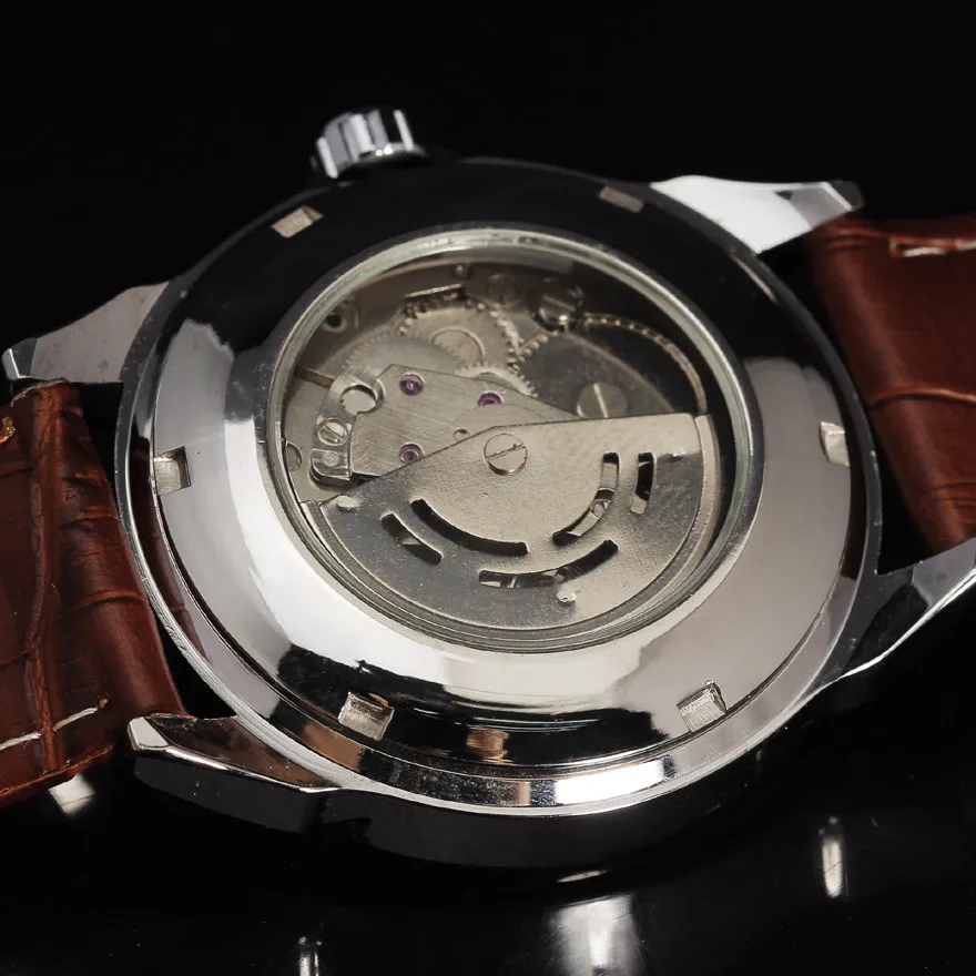 Часы наручные SEWOR Мужские автоматические брендовые механические деловые с датой