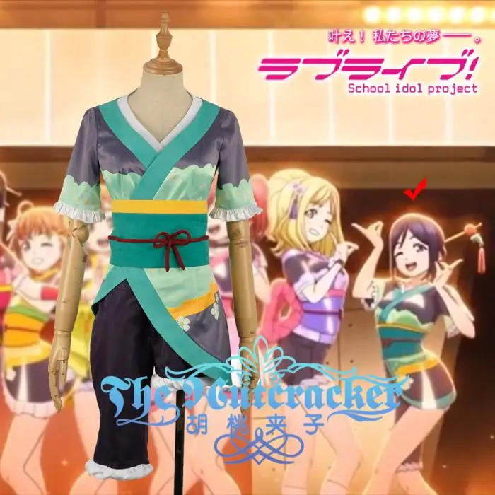 

Аниме! Lovelive Aqours, мацура кэнан, мой танцевальный костюм, костюм для косплея, кимоно для выступления на сцене, бесплатная доставка