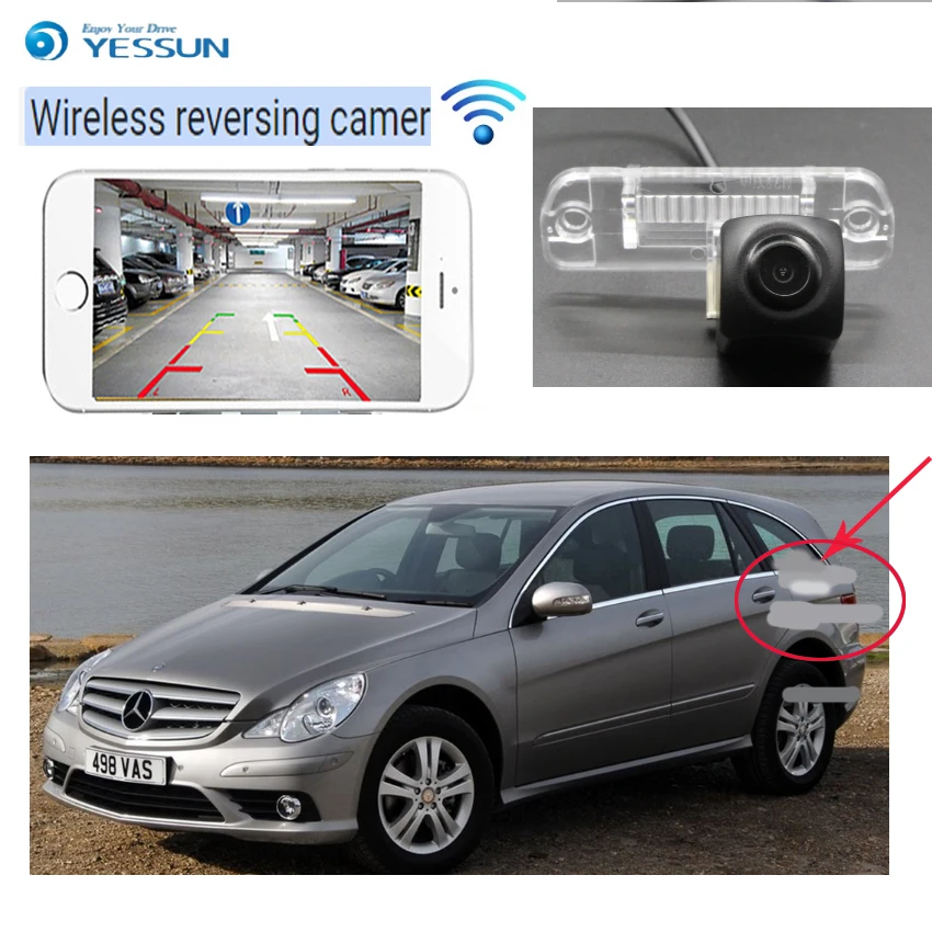 New Arrival! Car wireless backup Reverse camera For Mercedes Benz R W251 2014~2015 Waterproof Night vision CCD HD