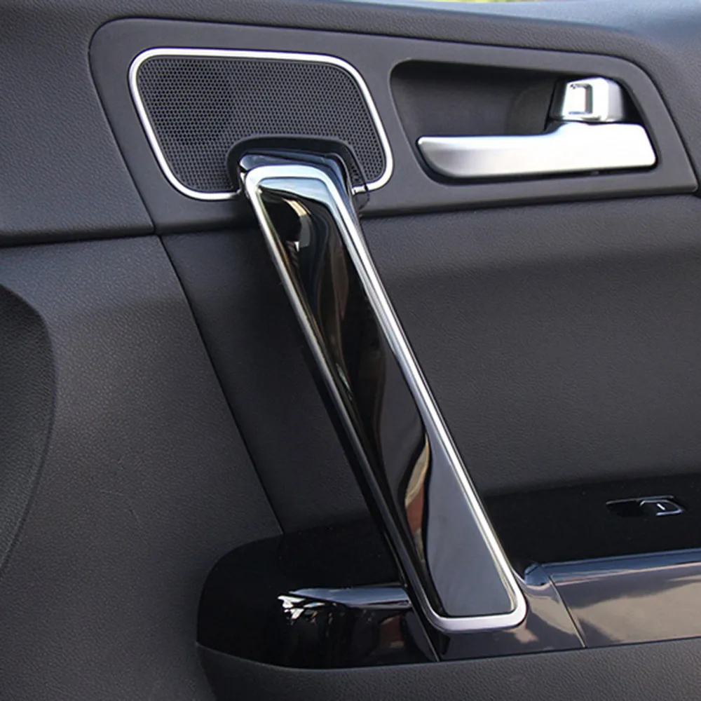 Внутренняя отделка ручки двери из нержавеющей стали декоративная крышка для Kia