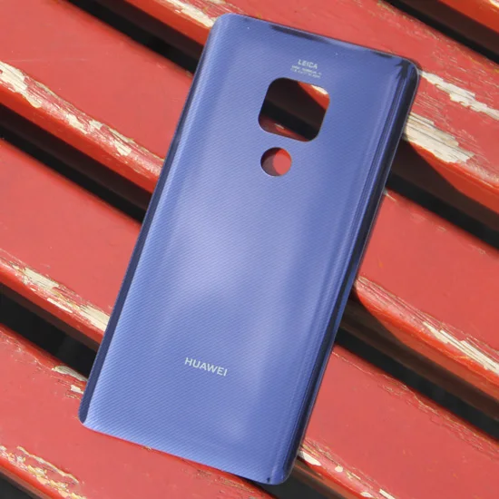 Purple Чехол для задней батареи huawei, чехол для huawei mate 20 mate 20, чехол для задней панели со стеклом - Цвет: Purple