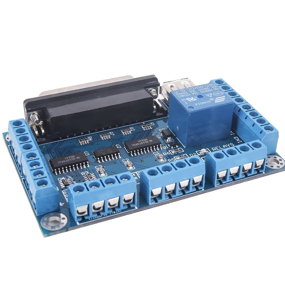 5 осевой интерфейс прорыва с ЧПУ usb кабелем для шагового двигателя|mach3 usb|cnc controller