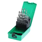 Набор высокоскоростных спиральных сверл LAOA, 71324 шт., резцы из нержавеющей стали M2, острые и прочные биты для металла 6542HSS, металлическое сверло