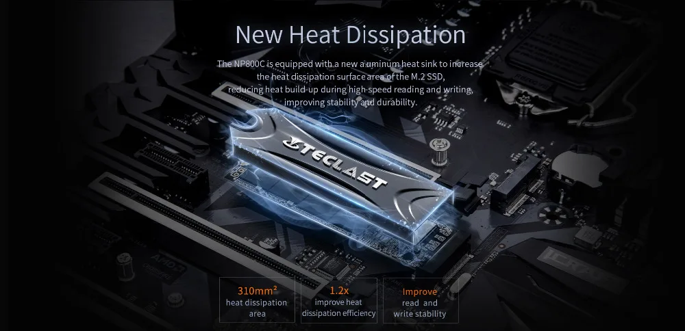 Teclast NP900C SSD 480 г M.2 NVME PCIE 2280 Тетрадь Настольный твердотельный накопитель(SSD) Твердотельный накопитель T