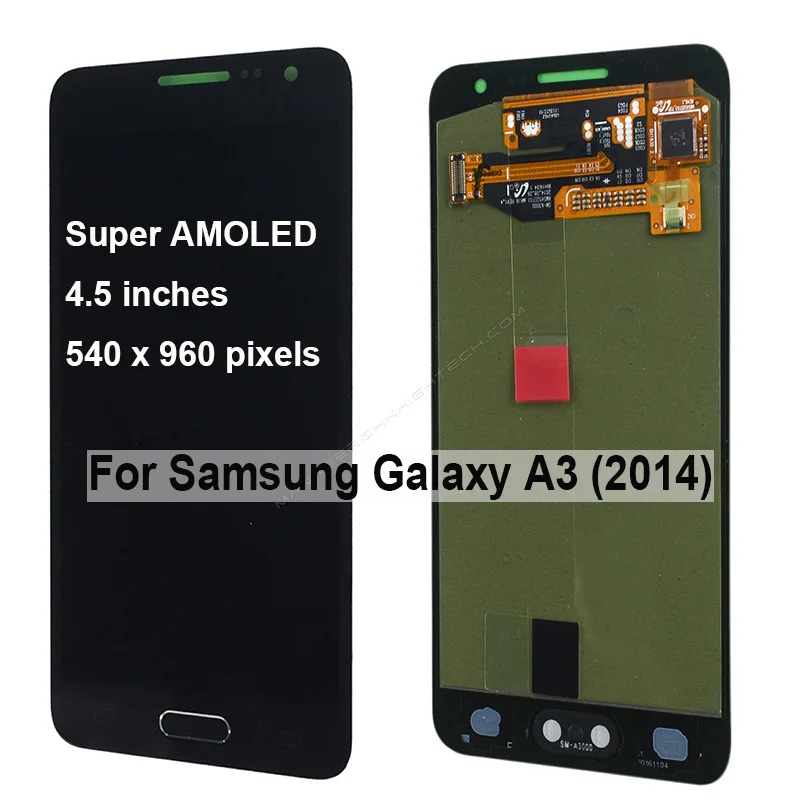AMOLED A300 A3000 A300F A300M дисплей сенсорный экран сборка Замена для samsung Galaxy A3 ЖК