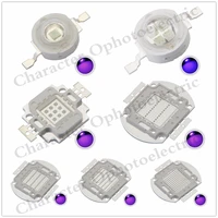 led 3w5w10w20w30w50w100 watt uv purple integrated chips 365nm 375nm 385nm 395nm 405nm high power cob ultraviolet lights