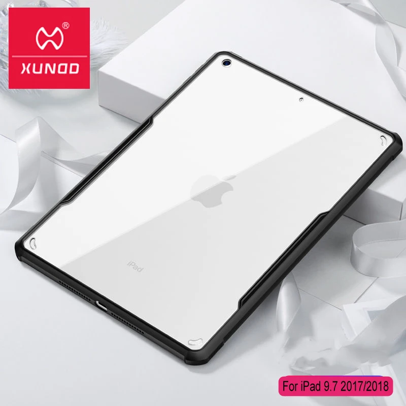 Роскошный прозрачный чехол для ipad 9,7 дюймов / Xundd акрил+ ТПУ противоударный задняя крышка для ipad / новейший