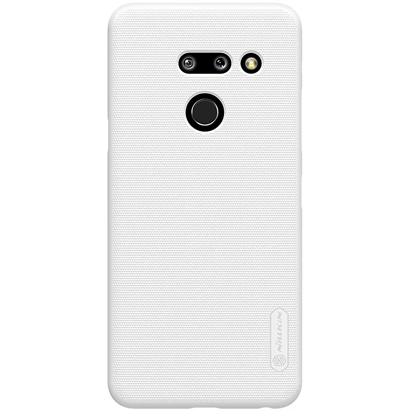 Белый Чехол Nillkin для LG G8 G7 ThinQ V30, суперматовый чехол для телефона, Жесткий Чехол для задней панели из поликарбоната, чехол для LG V30 G6 Q7 G7 G8 ThinQ Nilkin, чехол - Цвет: Белый