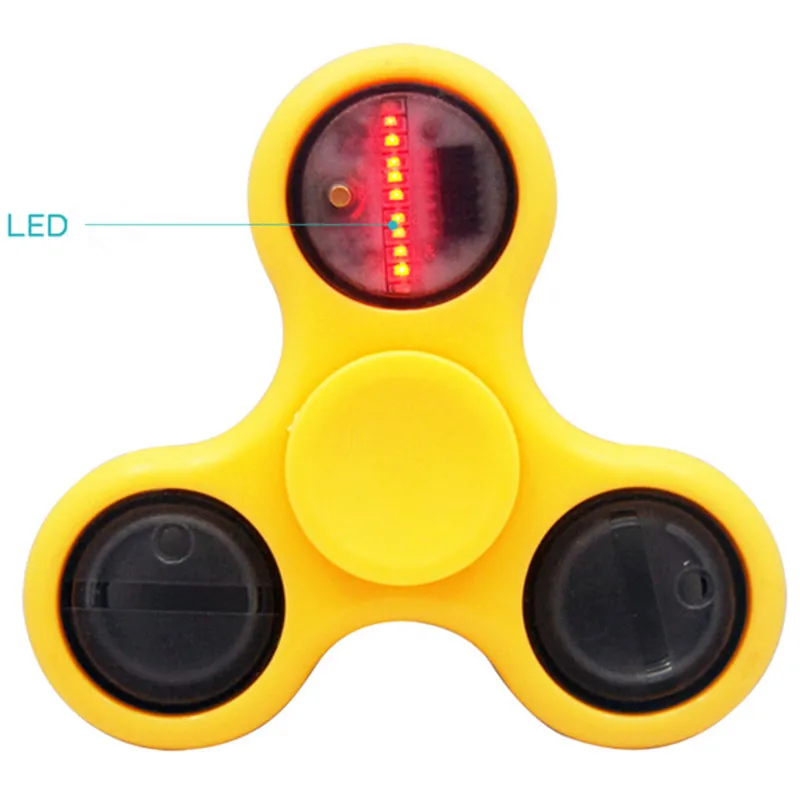 спинер 11 различных моделей свет Непоседа счетчик палец пластиковые EDC руки Spinner