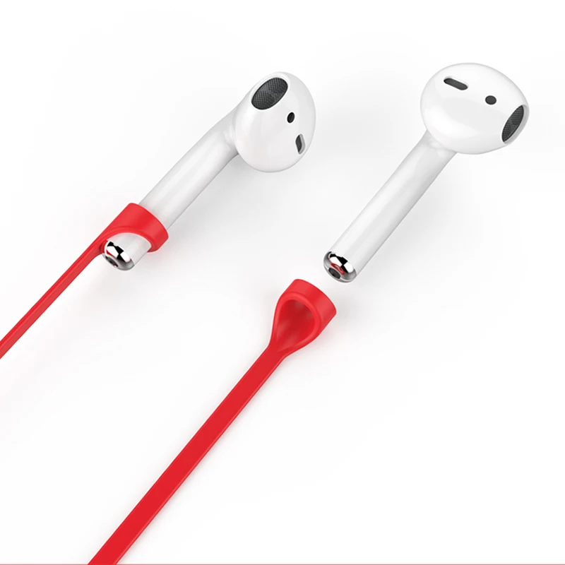 Ремешок для наушников Duszake беспроводная гарнитура AirPods силиконовый кабель защиты
