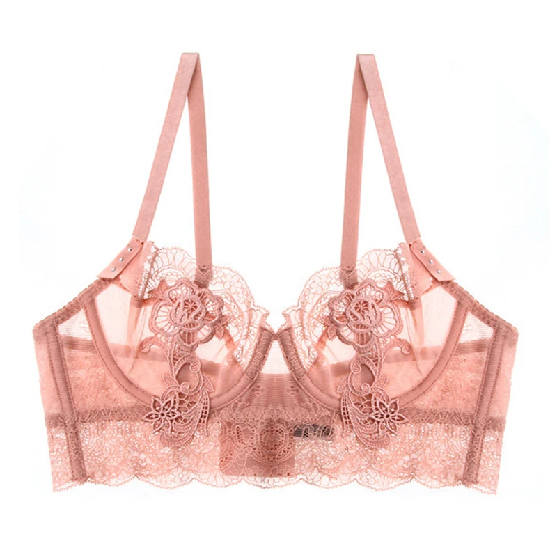 Женское нижнее белье набор сексуальный бюстгальтер пуш-ап прозрачное кружево