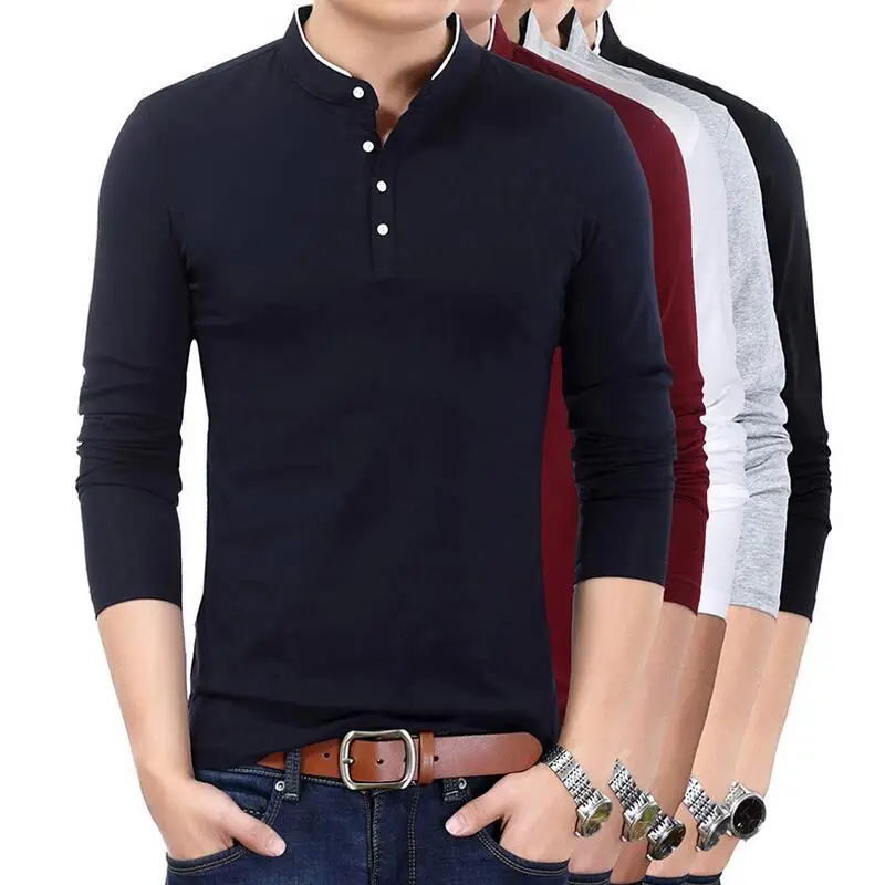 2017 Новая мода брендовая одежда футболки однотонные мужские Slim Fit короткий рукав