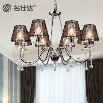 Ming Shida minimalist modern fashion crystal chandelier lighting lamps living room bedroom dining shipping P13001 8|light transmittance|light