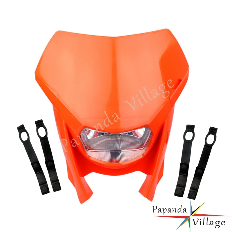 H4 12V Hi/короче спереди и длиннее сзади) оранжевого Enduro головная - Цена: 1060.05